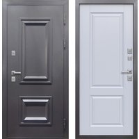Металлическая дверь Guard Протерма Багет Антрацит/белый матовый (96х205, правая)