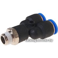 Фитинг RockForce Фитинг Y-образный для пласт. труб 10 мм 1/4" RF-SPX10-02