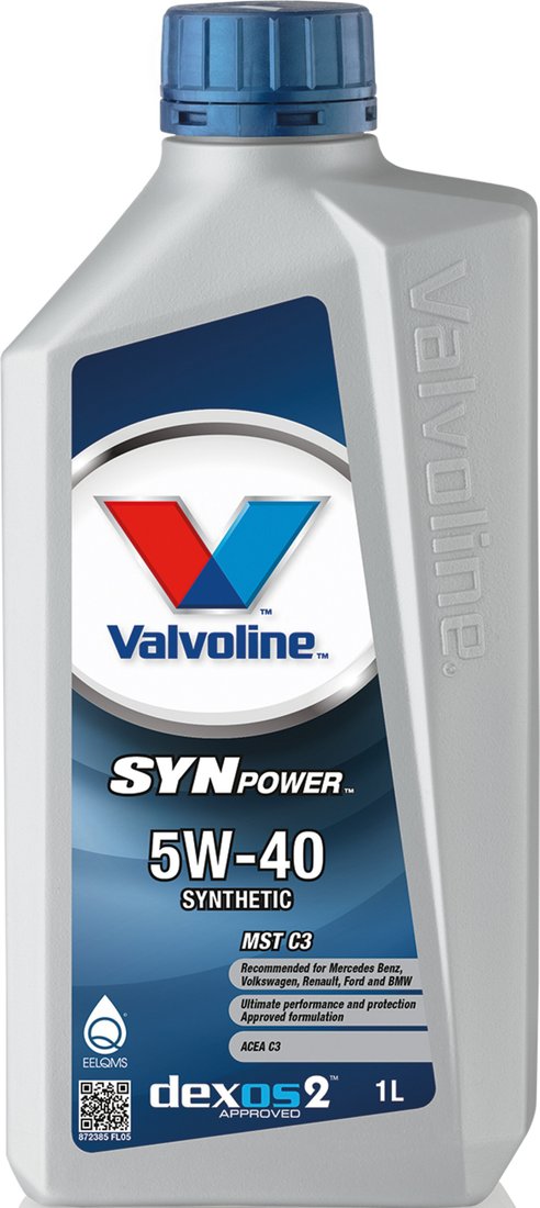 

Моторное масло Valvoline Synpower MST C3 5W-40 1л