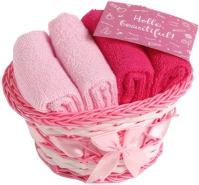 

Набор полотенец Этель Hello Beautiful 4 шт 7575190 (розовый)