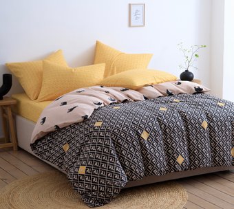 1.5-спальный комплект постельного белья Ночь Нежна Фенди 1.5сп 70x70 70757-1+70758-1