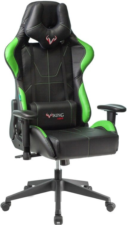 

Игровое (геймерское) кресло Zombie Viking 5 Aero (черный/зеленый)