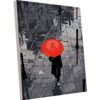 Картина по номерам PaintLine Под красным зонтом PL-00409