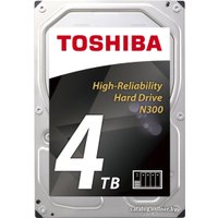 Жесткий диск Toshiba N300 4TB [HDWQ140EZSTA]