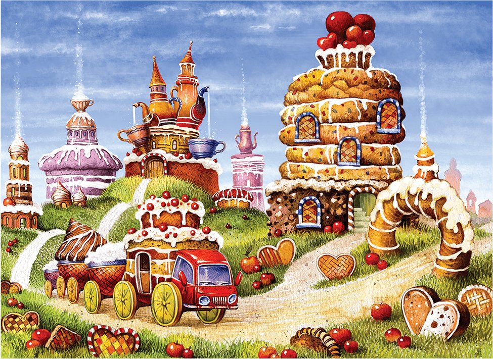 

Пазл Davici Бисквитные горки 7-02-12-170