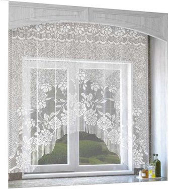 Тюль Лента М199 (160x170, белый)