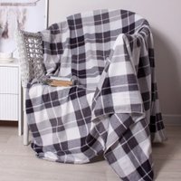 Плед Casa Conforte London 130x170 6154465 (черный)