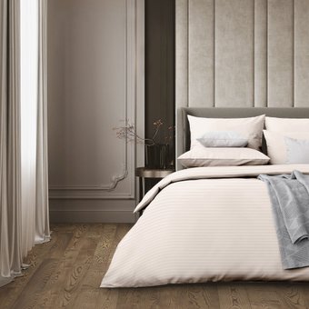 2-спальный комплект постельного белья Verossa Stripe Antique White 2сп VRT 2080 70243 ST13 23