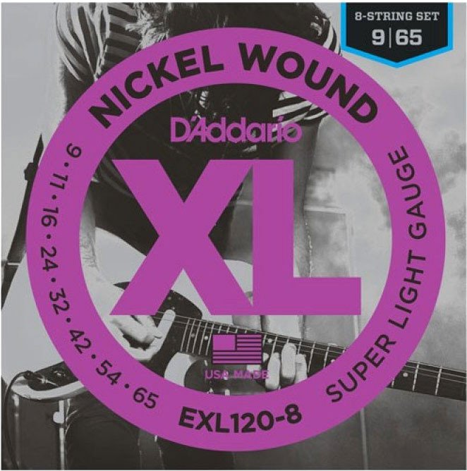 

Струны для гитары D'Addario EXL-120-8