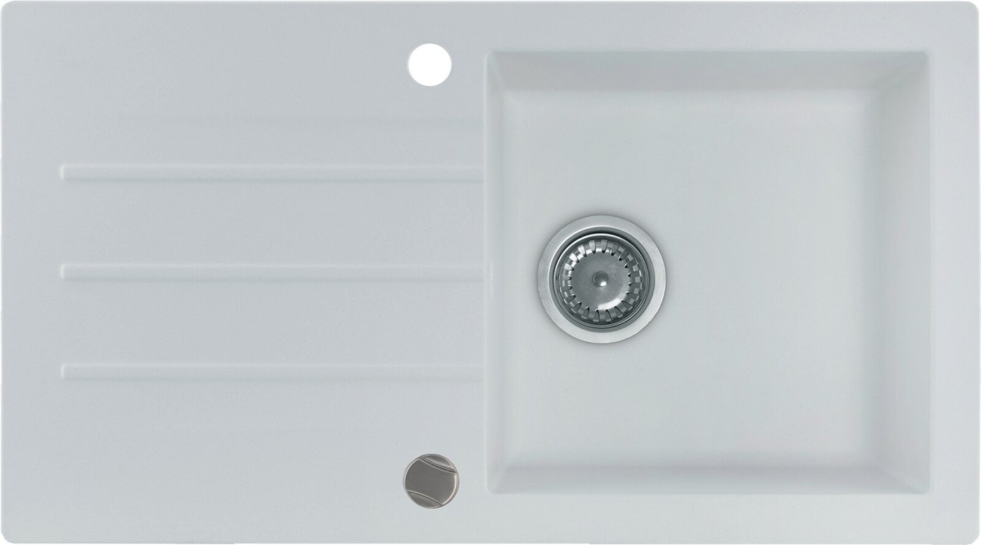 Кухонная мойка Kernau KGS A 50 1B1D Pure White