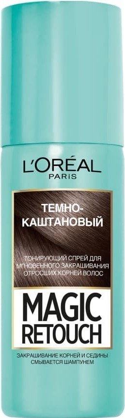 

Оттеночный спрей L'Oreal Magic Retouch темно-каштановый