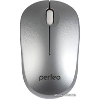 Мышь Perfeo Sky (серебристый/белый)