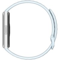 Фитнес-браслет Huawei Band 11 Pro (серебристый, с голубым силиконовым ремешком, международная версия)