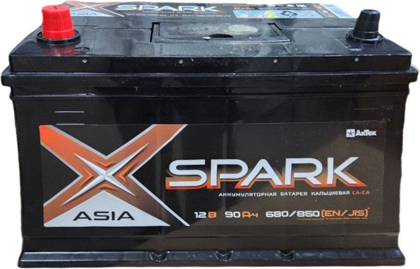 

Автомобильный аккумулятор Spark Asia 680/850A EN/JIS L+ SPAA90-3-L (90 А·ч)