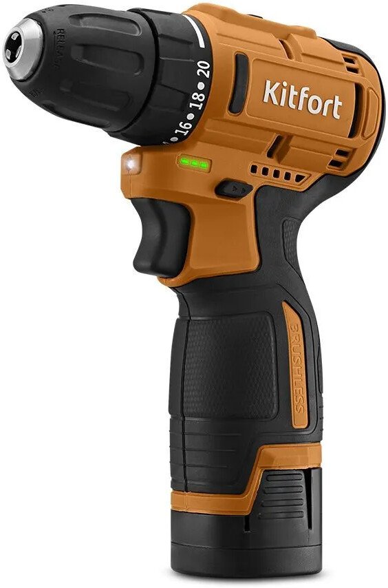 

Дрель-шуруповерт Kitfort KT-6504 (с 1-им АКБ)