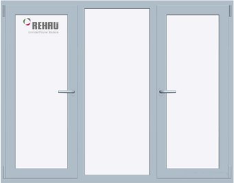 Rehau Intelio 80 2080x1430 П/О+Г+П/О СП2Э