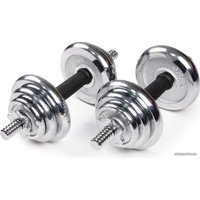 Набор гантелей AMETIST хромированные в чемодане 20 кг