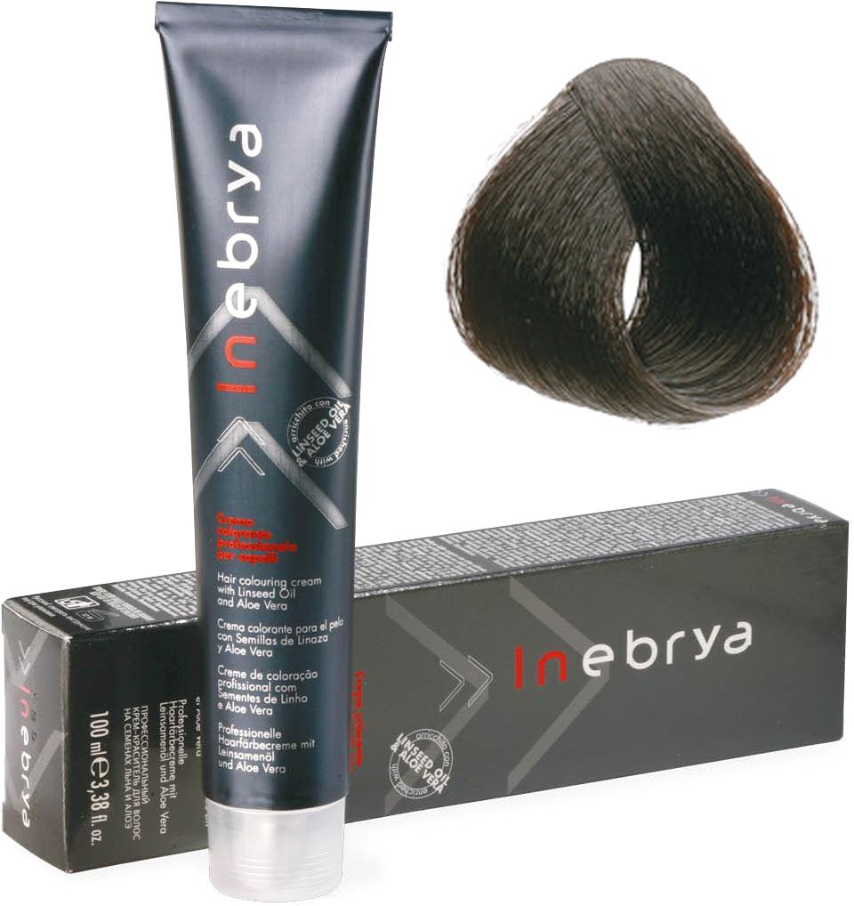 

Крем-краска для волос Inebrya Color 4/0 каштан