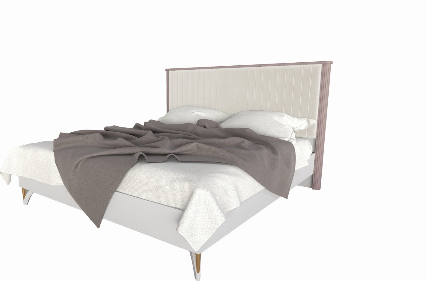 

Кровать ФорестДекоГрупп Никея 160 (пудра)