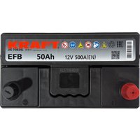Автомобильный аккумулятор KRAFT EFB Asia JR+ (50 А·ч)