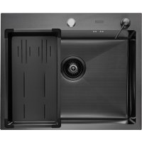 Кухонная мойка ARFEKA Eco AR мойка 600*500, коландер G, дозатор Black Decor Millet