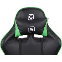 Игровое (геймерское) кресло Оклик Drifter (черный/зеленый)