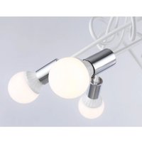 Люстра средней высоты Ambrella light Traditional TR80417/5 WH/CH (белый/хром )