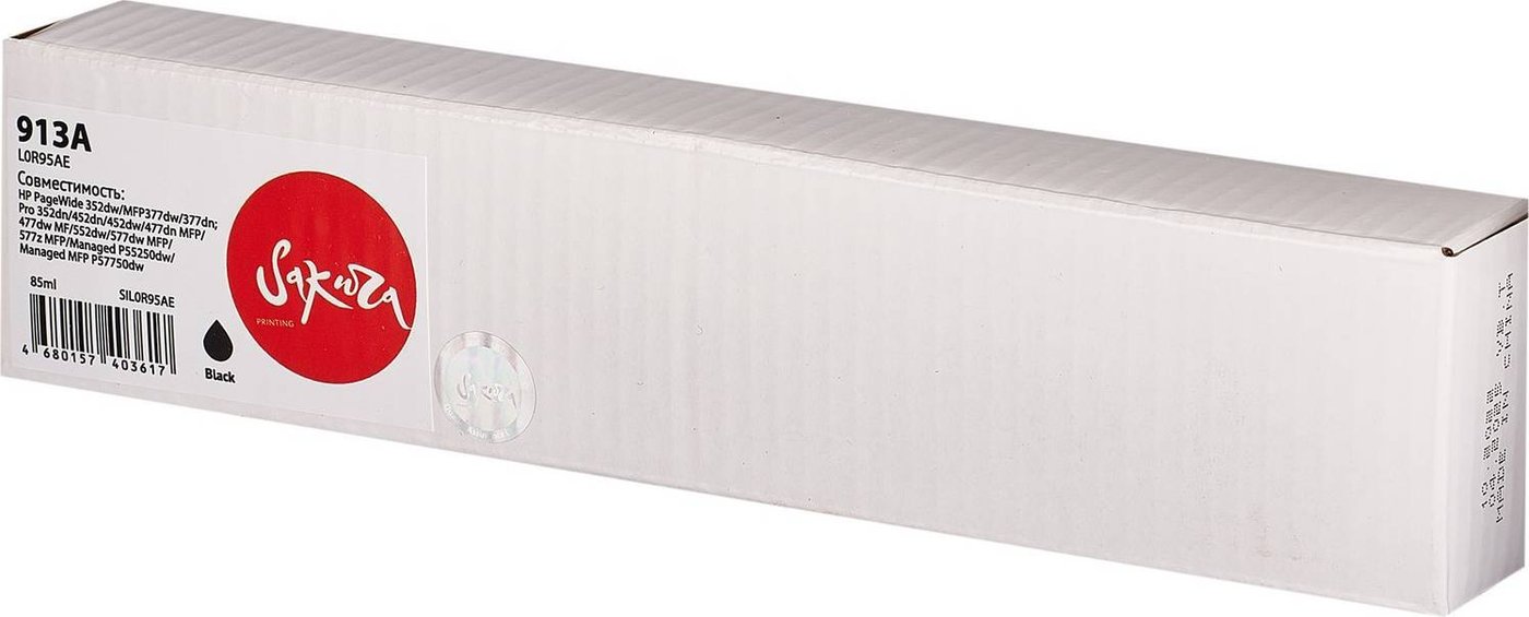 

Картридж Sakura Printing SIL0R95AE (аналог HP 913A Black)