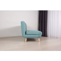 Диван DiArt Элли 1400 (велюр Selfie aquamarine/ножки светлые)