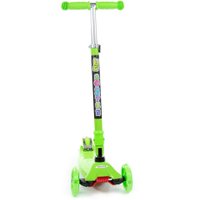 Двухколесный детский самокат Полесье Со складной ручкой 0072C 94391 (зеленый)
