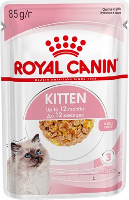 

Пресервы Royal Canin Kitten (для котят) в желе 85 г