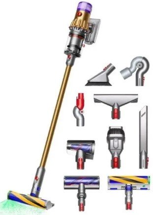 

Пылесос Dyson V12 Detect Slim Absolute+ (gold)