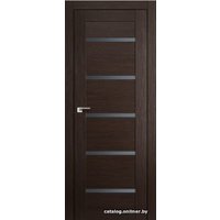 Межкомнатная дверь ProfilDoors 7X 70x200 (венге мелинга/стекло графит)