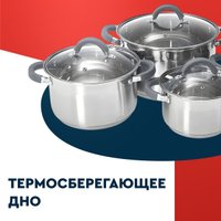 Набор кастрюль Webber BE-626/8