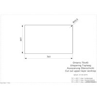 Кухонная мойка Reginox Ontario 70x40