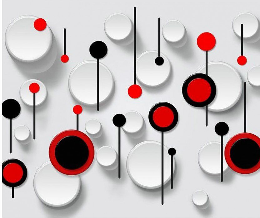 

Фотообои Citydecor Абстракция с кругами 300x254