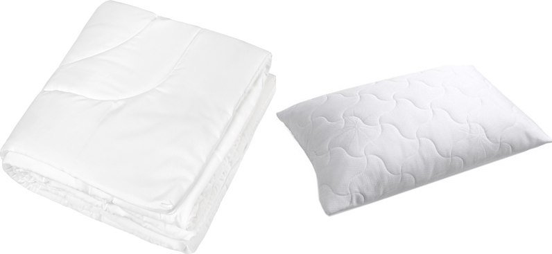 

Комплект подушка+одеяло Mio Tesoro 24-С-009 140х205 + Подушка для сна Basic 50x70