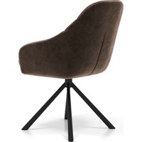 Стул Памир Босс F31 поворотный (коричневый/черная опора) в Бресте