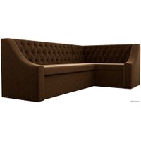 Угловой диван Лига диванов Мерлин 100452 (коричневый)