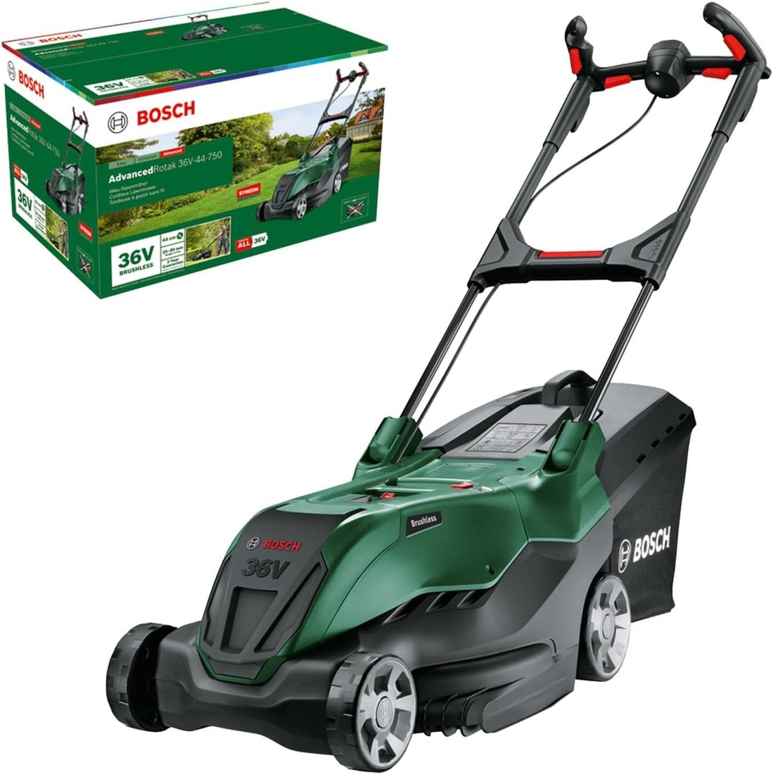 

Газонокосилка Bosch AdvancedRotak 36V-44-750 06008B9G00 (без АКБ)