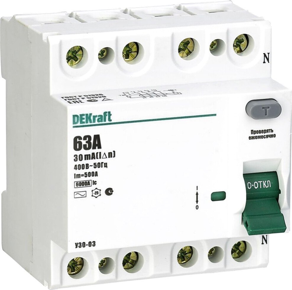 

Устройство защитного отключения Schneider Electric DEKraft 14081DEK