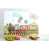 Бизиборд WoodLand Toys Паровозик 116107