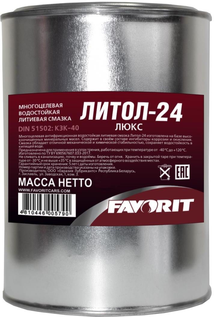 

Favorit Литол-24 Люкс 4.5кг