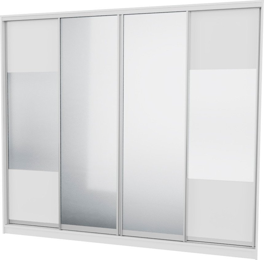 

Шкаф-купе Рэйгрупп 272 BBX Elgon РГ-14.06 (белый премиум/белый премиум/хром)