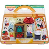 Аксессуары для кукольного домика Sylvanian Families Кошка модница в городе и ее гардероб 5462