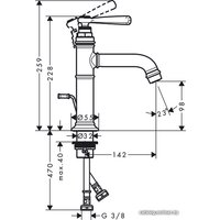 Смеситель Axor Montreux 16515000 (хром)