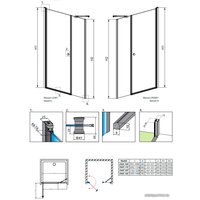 Душевая дверь Radaway Eos DWS 120 L