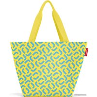 Сумка шоппер Reisenthel Shopper M ZS2030 Signature Lemon (желтый/голубой)