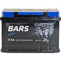 Автомобильный аккумулятор BARS R+ (77 А·ч)