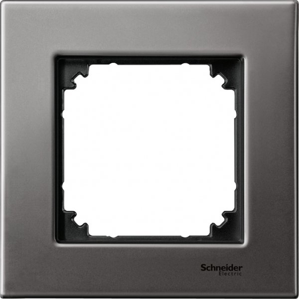 

Рамка Schneider Electric Merten System M MTN403114 (серый родий)